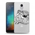 Полупрозрачный дизайнерский силиконовый чехол для Xiaomi RedMi Pro Ацтекский арт