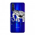 Полупрозрачный дизайнерский пластиковый чехол для Huawei Honor 20 Ацтекский арт