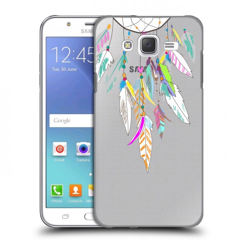 Полупрозрачный дизайнерский пластиковый чехол для Samsung Galaxy J5 Прозрачные обереги 3