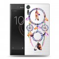 Полупрозрачный дизайнерский пластиковый чехол для Sony Xperia XZs Прозрачные обереги 3