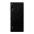 Полупрозрачный дизайнерский силиконовый чехол для Huawei P30 Lite Главные слова