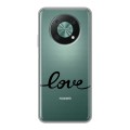 Полупрозрачный дизайнерский пластиковый чехол для Huawei Nova Y90 Главные слова