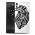 Полупрозрачный дизайнерский пластиковый чехол для Sony Xperia XZs Животный арт