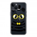Полупрозрачный дизайнерский пластиковый чехол для Iphone 14 Прозрачные панды