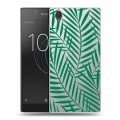 Полупрозрачный дизайнерский пластиковый чехол для Sony Xperia L1 Летние принты