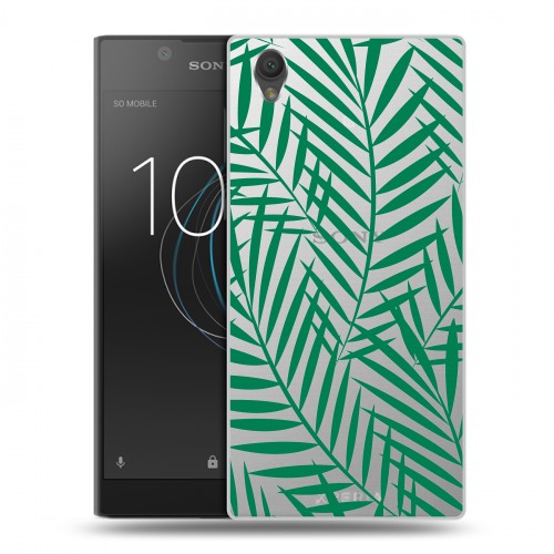 Полупрозрачный дизайнерский пластиковый чехол для Sony Xperia L1 Летние принты