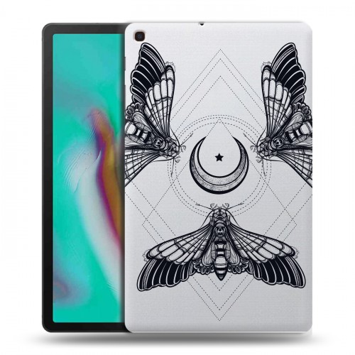 Полупрозрачный дизайнерский силиконовый чехол для Samsung Galaxy Tab A 10.1 (2019) Мистические знаки