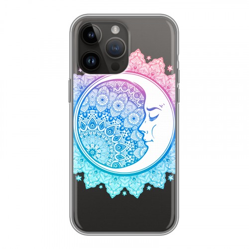 Полупрозрачный дизайнерский пластиковый чехол для Iphone 14 Pro Max Тату тренды