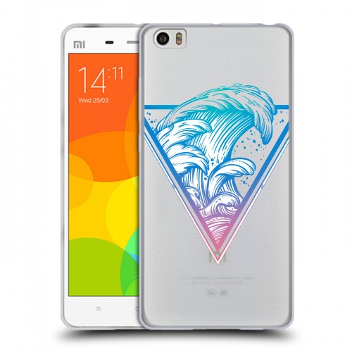Полупрозрачный дизайнерский пластиковый чехол для Xiaomi Mi Note Тату тренды