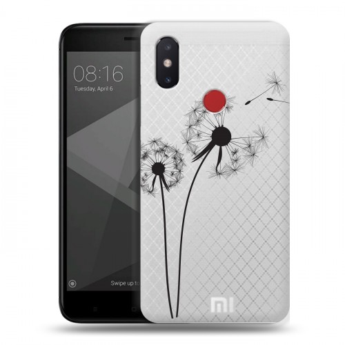 Полупрозрачный дизайнерский пластиковый чехол для Xiaomi Mi8 SE Прозрачные принты