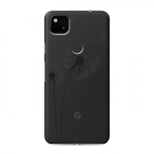 Полупрозрачный дизайнерский пластиковый чехол для Google Pixel 4a Прозрачные принты