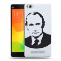 Полупрозрачный дизайнерский пластиковый чехол для Xiaomi Mi4i В.В.Путин 