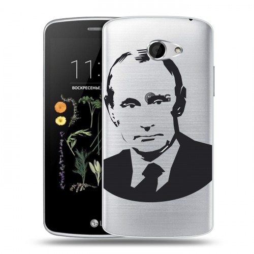 Полупрозрачный дизайнерский пластиковый чехол для LG K5 В.В.Путин 