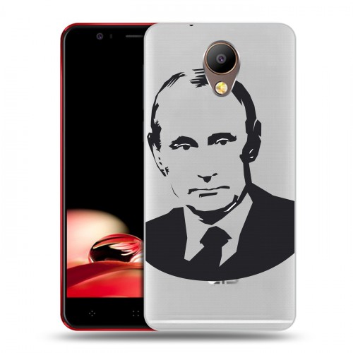 Полупрозрачный дизайнерский пластиковый чехол для Elephone P8 В.В.Путин 