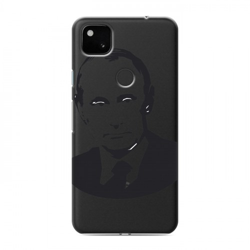 Полупрозрачный дизайнерский пластиковый чехол для Google Pixel 4a В.В.Путин 