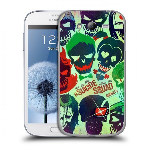 Дизайнерский пластиковый чехол для Samsung Galaxy Grand Отряд самоубийц