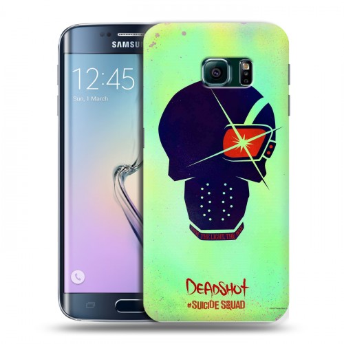 Дизайнерский пластиковый чехол для Samsung Galaxy S6 Edge Отряд самоубийц