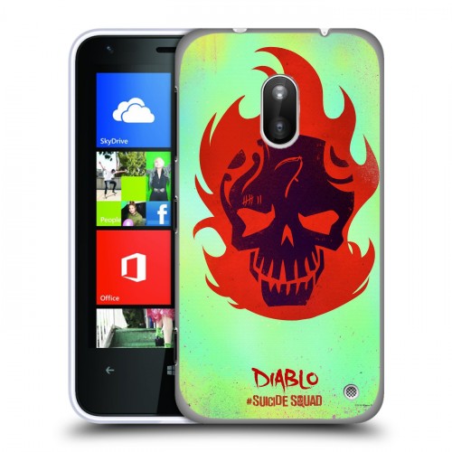 Дизайнерский пластиковый чехол для Nokia Lumia 620 Отряд самоубийц