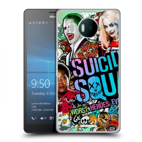 Дизайнерский пластиковый чехол для Microsoft Lumia 950 XL Отряд самоубийц