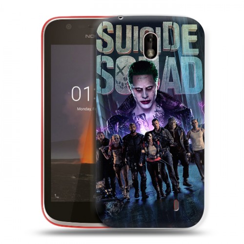 Дизайнерский пластиковый чехол для Nokia 1 Отряд самоубийц