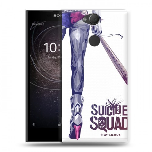 Дизайнерский силиконовый с усиленными углами чехол для Sony Xperia XA2 Отряд самоубийц