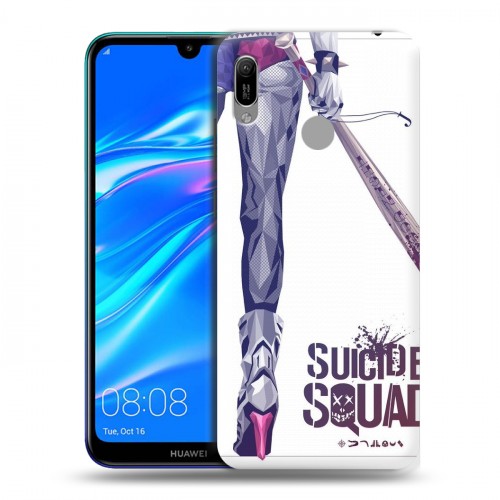 Дизайнерский пластиковый чехол для Huawei Y6 (2019) Отряд самоубийц