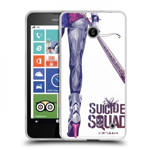 Дизайнерский пластиковый чехол для Nokia Lumia 630/635 Отряд самоубийц