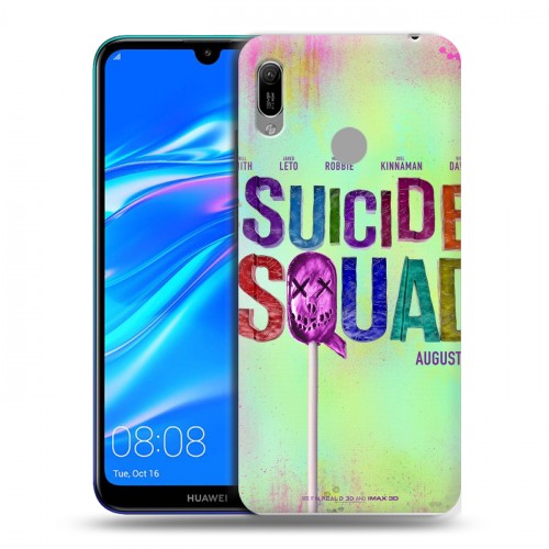 Дизайнерский пластиковый чехол для Huawei Y6 (2019) Отряд самоубийц