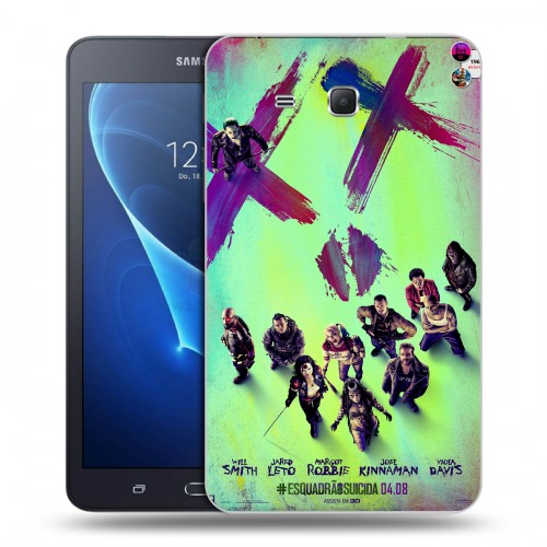 Дизайнерский силиконовый чехол для Samsung Galaxy Tab A 7 (2016) Отряд самоубийц