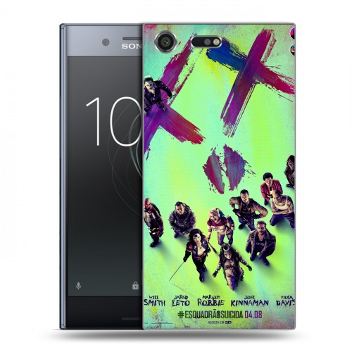 Дизайнерский силиконовый чехол для Sony Xperia XZ Premium Отряд самоубийц
