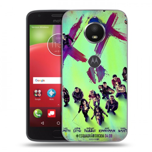 Дизайнерский силиконовый чехол для Motorola Moto E4 Plus Отряд самоубийц