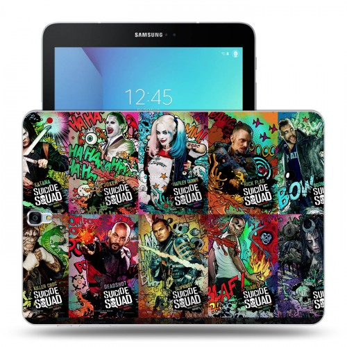 Дизайнерский силиконовый чехол для Samsung Galaxy Tab S3 Отряд самоубийц