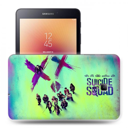 Дизайнерский силиконовый чехол для Samsung Galaxy Tab A 8.0 (2017) Отряд самоубийц