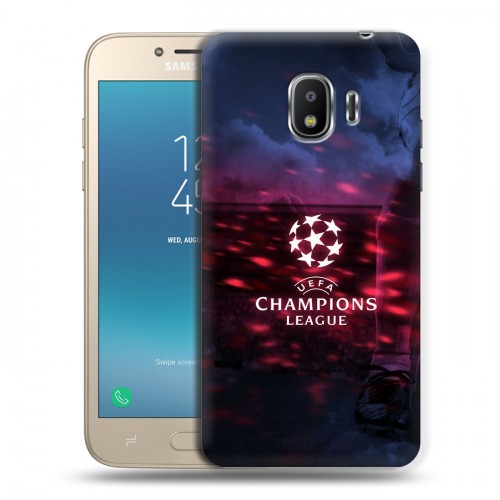 Дизайнерский пластиковый чехол для Samsung Galaxy J2 (2018) лига чемпионов