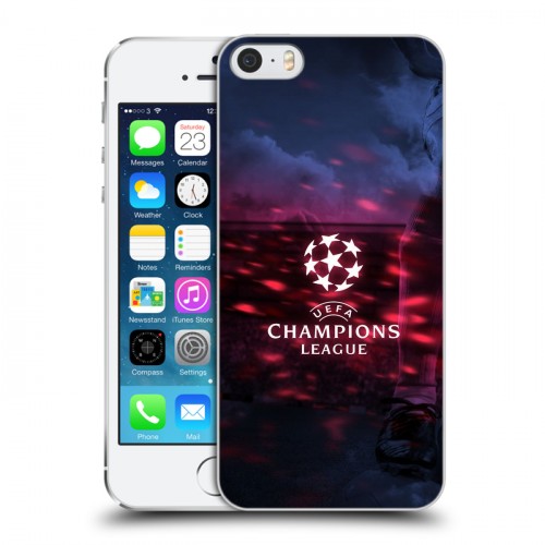 Дизайнерский пластиковый чехол для Iphone 5s лига чемпионов