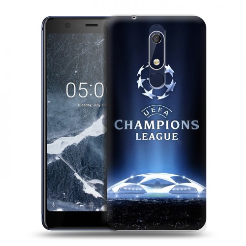 Дизайнерский пластиковый чехол для Nokia 5.1 лига чемпионов