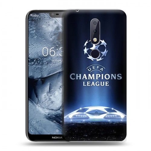 Дизайнерский пластиковый чехол для Nokia 6.1 Plus лига чемпионов