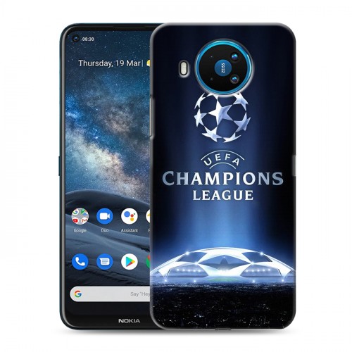 Дизайнерский силиконовый чехол для Nokia 8.3 лига чемпионов