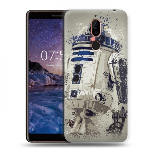 Дизайнерский пластиковый чехол для Nokia 7 Plus Звездные войны