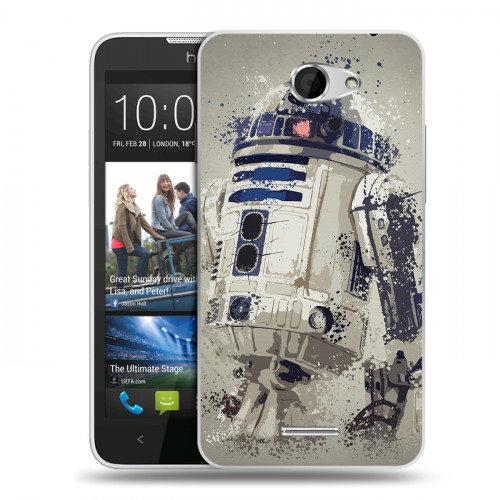 Дизайнерский пластиковый чехол для HTC Desire 516 Звездные войны