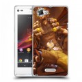 Дизайнерский пластиковый чехол для Sony Xperia L