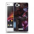 Дизайнерский пластиковый чехол для Sony Xperia L