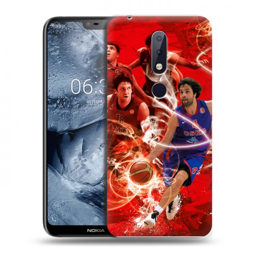 Дизайнерский силиконовый чехол для Nokia 6.1 Plus