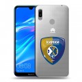 Полупрозрачный дизайнерский пластиковый чехол для Huawei Y6 (2019)