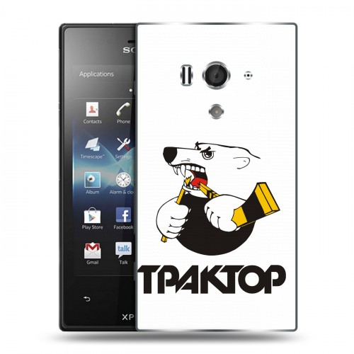 Дизайнерский пластиковый чехол для Sony Xperia acro S Трактор