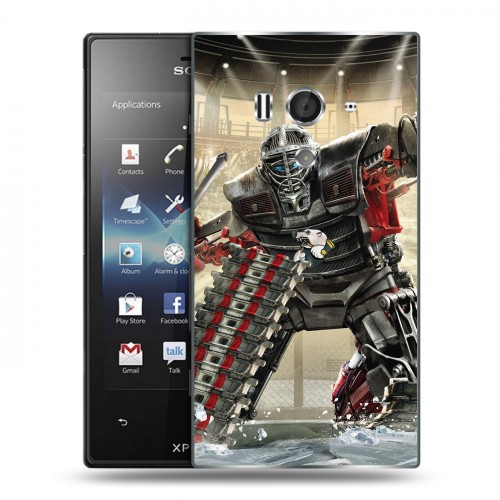 Дизайнерский пластиковый чехол для Sony Xperia acro S Трактор