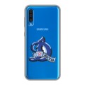 Полупрозрачный дизайнерский силиконовый чехол для Samsung Galaxy A50