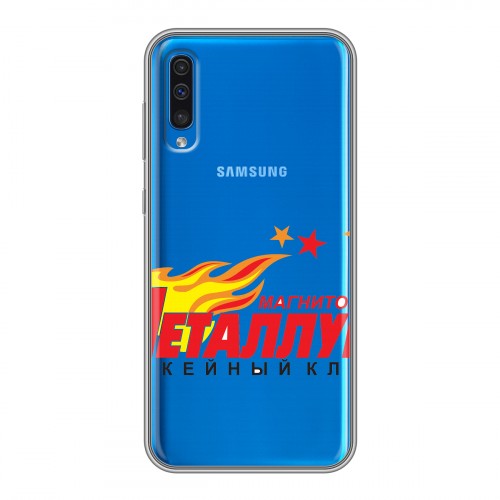 Полупрозрачный дизайнерский пластиковый чехол для Samsung Galaxy A50