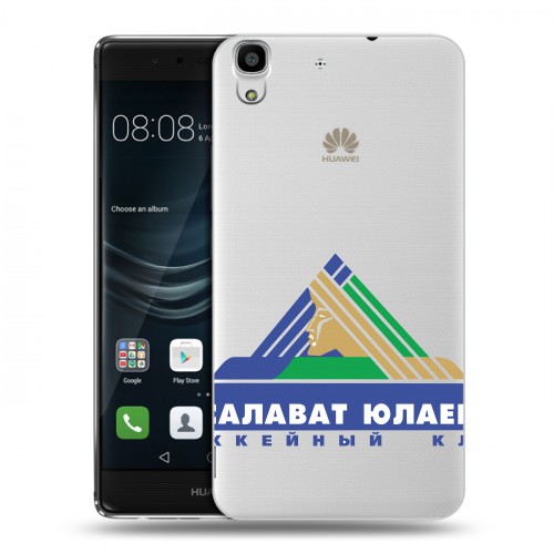 Полупрозрачный дизайнерский пластиковый чехол для Huawei Y6II