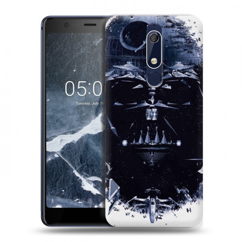 Дизайнерский пластиковый чехол для Nokia 5.1 Звездные войны